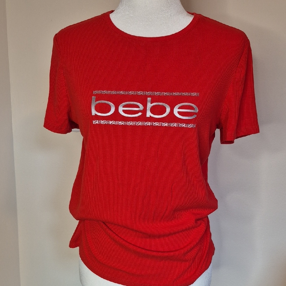 Vintage Bebe Orange Short Sleeve Tee